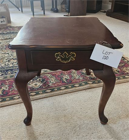 Wood End Table