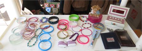 Children's Bracelets, Clock, Wallets