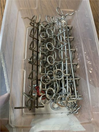 Metal Peg Board Hook Lot