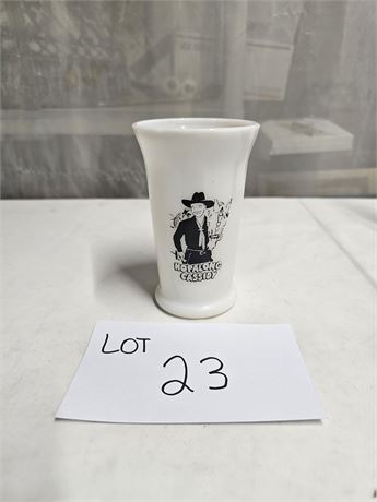 Vintage Hopalong Cassidy (Milk Glass) Drinking Glass