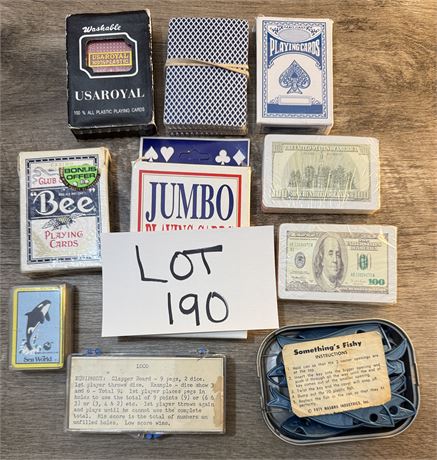 Vintage Playing Cards, LOCO, Something’s Fishy