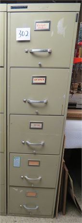 5 Drawer Filing Cabinet