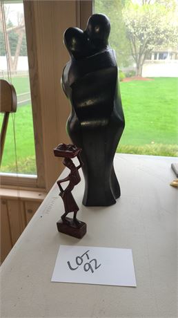 Modernist Sculpture & Carved African Art Figurine