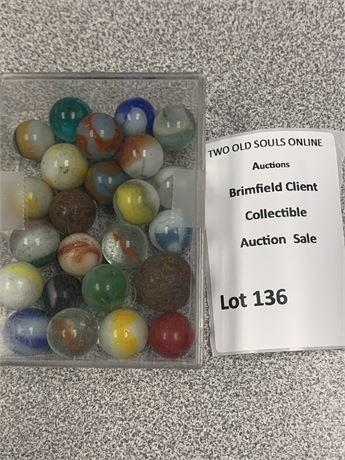 Vintage Glass Marbles Lot