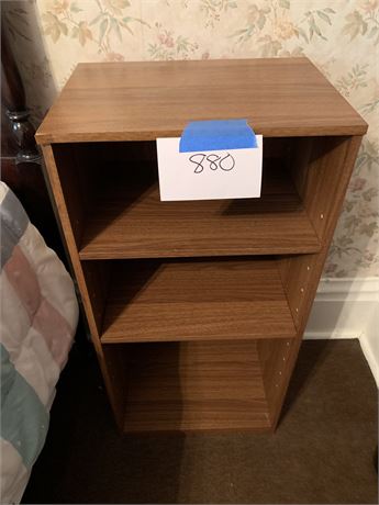 Small Wood 3 Shelf Multipurpose Bookcase