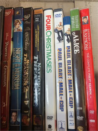 DVD Lot - Everybody Loves Raymond, Night at the Museum, National Treasure
