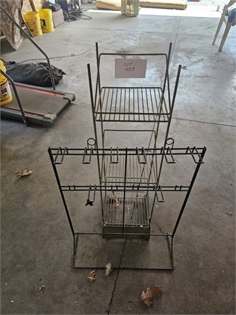 Vintage Metal Display Stands