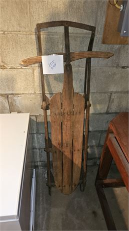 Vintage Wood Sled