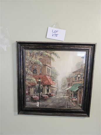 Charlies Cafe Art Print Artist Ruane Manning
