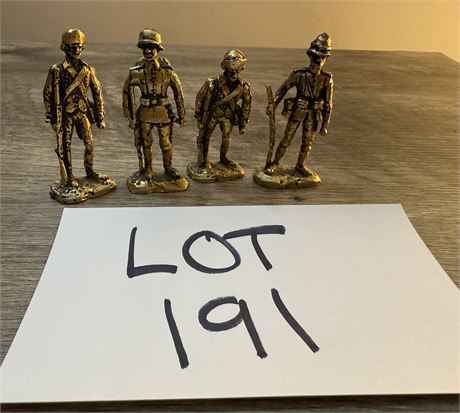 Vintage Metal Toy Soldiers