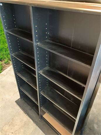 Black Wood Adjustable Bookshelf/Book Case or Storage Shelf