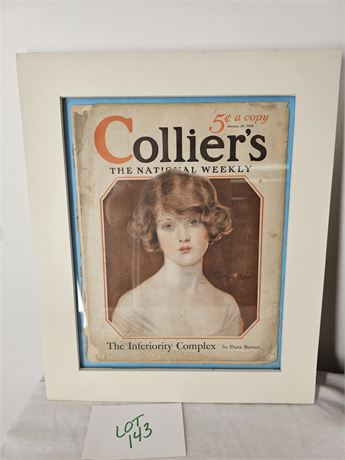 1924 Collier's Framed Cover