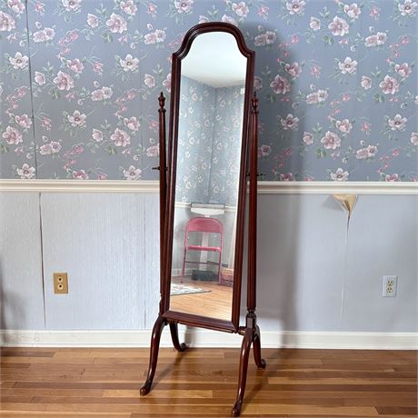 Ethan Allen Georgian Court Floor Mirror