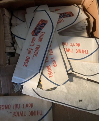 Paperlynen Company Clark Bar Advertising Disposable Cap/Hat Lot