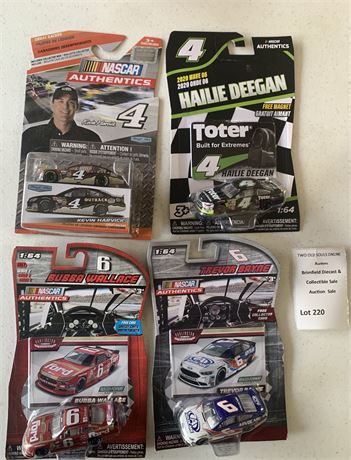 NASCAR Authentics Cars - Kevin Harvick's #4 Outback, Hailie Deegan's #4 Toter