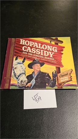 Capitol Records "Hopalong Cassidy" Book/Album 1940's