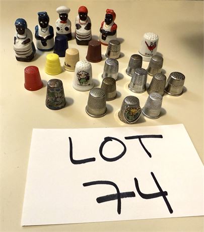 Vintage Thimble Lot