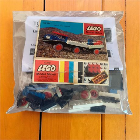 LEGO Model Maker Set No. 319 Truck W/Trailer (Complete)
