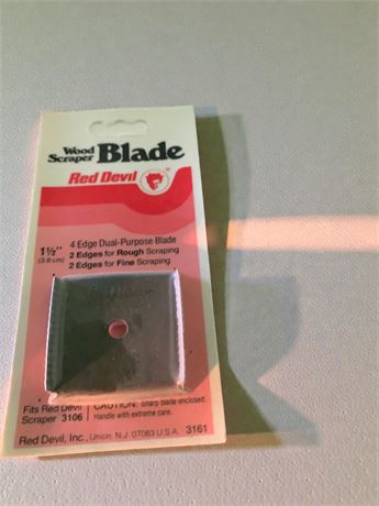 Red Devil 1-1/2" 4 Edge Dual-Purpose Blade Lot - 6 Boxes