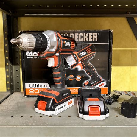 Black & Decker Matrix 20V Cordless Drill Set