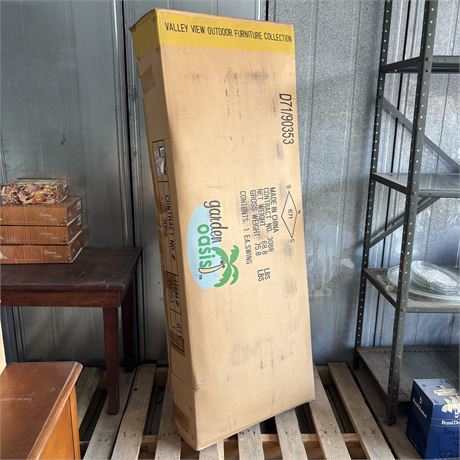 Garden Oasis Outdoor Swing Chair (New in Box)