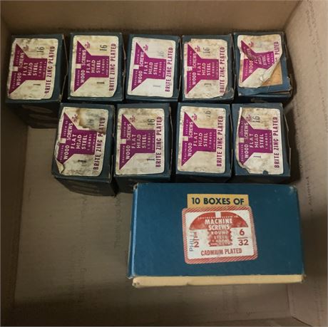 Southern Screw Company Round Head Machine Screw &  Wood Screw Lot