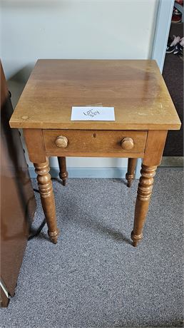 Vintage Wood Side Table