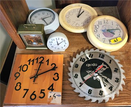 Assortment of Clocks