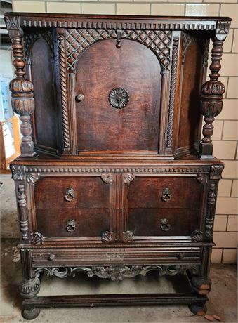 Antique Jacobean Cabinet