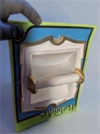NOS Vintage 70s Plumbcraft Bathtique Bathroom Toilet Paper Holders