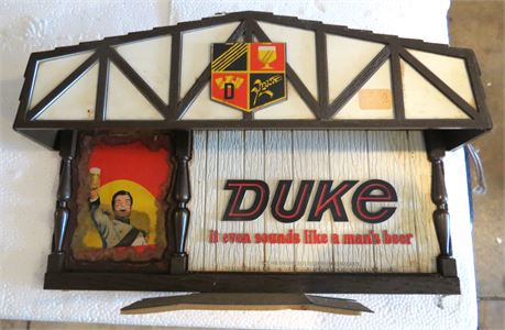 Duke Small Beer Sign