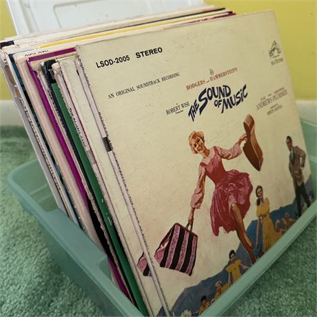 Collection of Broadway & Motion Picture Soundtracks Vinyl Records