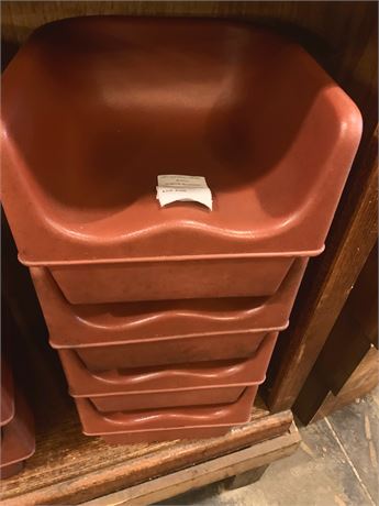 Kid's Plastic Chair Booster Seat Lot of 4