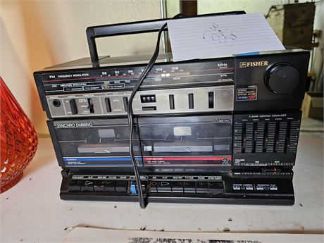 Fisher AM/FM Cassette Stereo