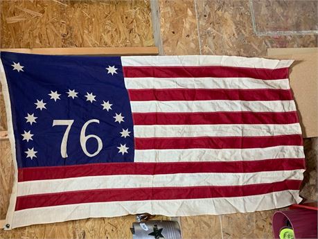 Vintage "Spirit of 76" Bicentennial USA United States American Flag