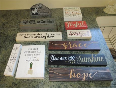Assorted Signs