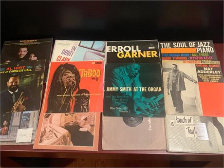 Al Hirt, Jimmy Smith, Erroll Garner, Nat Adderley, Thelonious Monk Album Lot