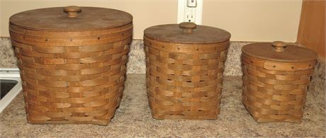 Vintage Canister Baskets