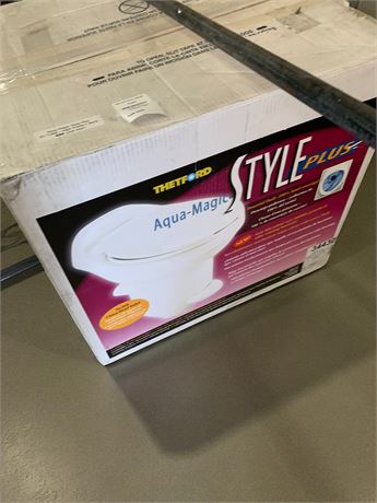 Thetford Aqua-Magic VI High Profile RV Toilet Model 31835 In Bone
