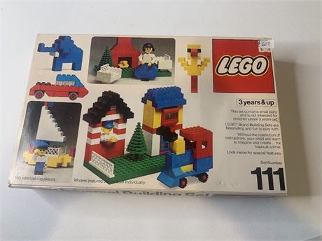 Vintage LEGO Universal Building Set 111 Original Box