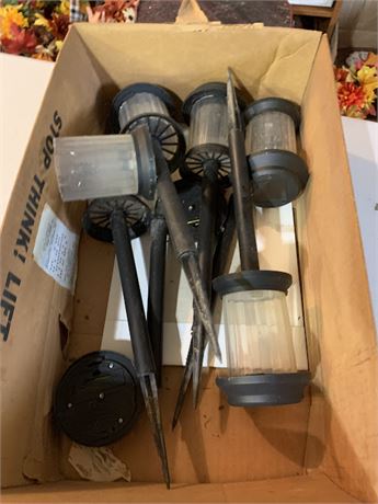 Outdoor Solar Light Stakes Lot