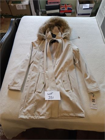 Ivanka Trump Petite Small Tan Coat with Tags