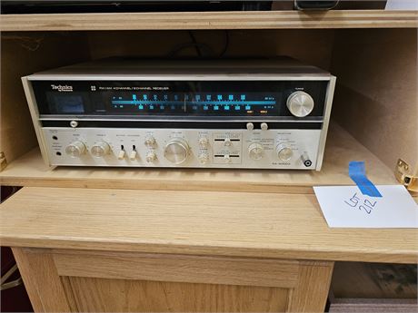 Technics SA-6000X 2/4 Channel AM/FM Receiver Manual w/Bose Speaker Set