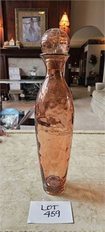 Pink Art Glass Vase