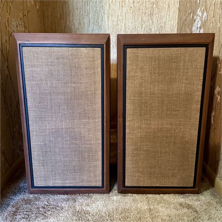 Vintage KLH MODEL FIVE Acoustic-Suspension Loudspeakers - 26"H