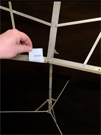 Lightweight Foldable Metal Sheet Music or Book Stand