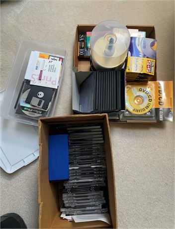 Vintage Computer Software & Storage Media Lot