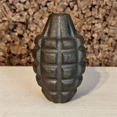 WWII Era Cast Iron Pineapple Grenade Body