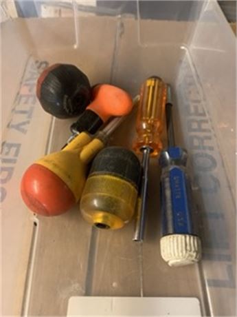 Ratcheting Screwdriver Lot