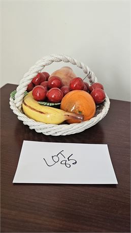 Lanzarin Ceramic Fruit Basket